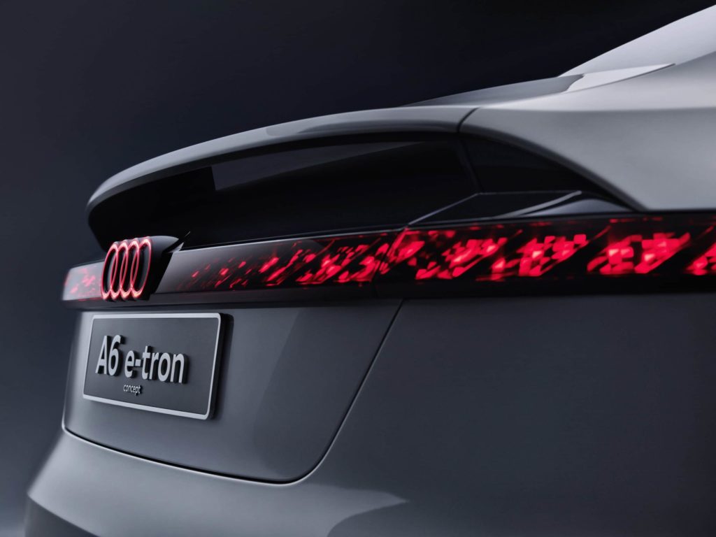 Audi Reveals A6 e-tron Concept at Auto Shanghai Featuring Digital OLED Technology