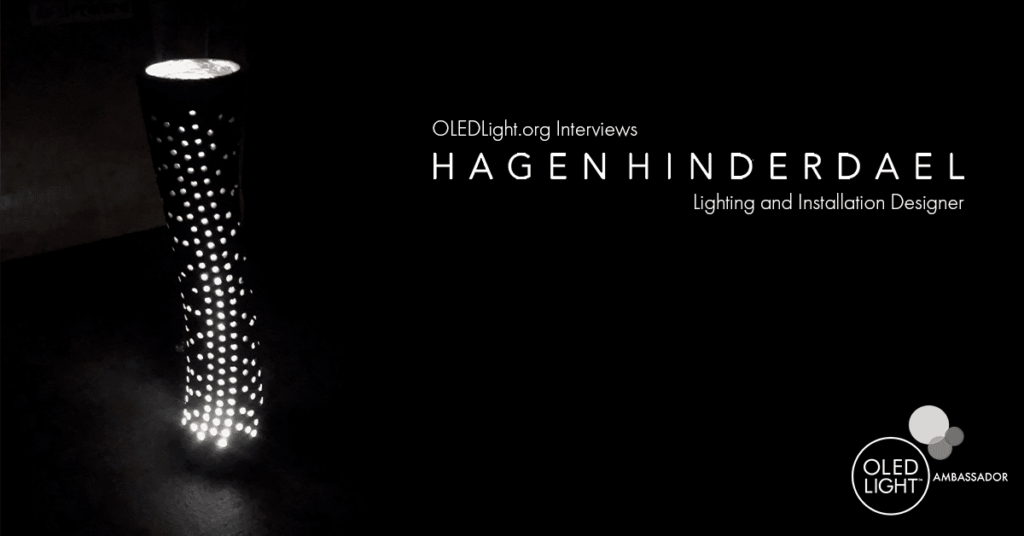 OLEDLight.org Interviews HagenHinderdael, Lighting and Installation Designer